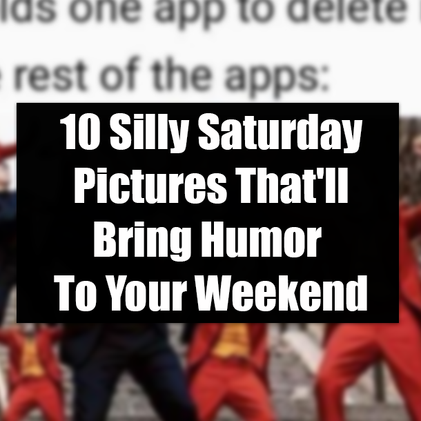 10 Silly Saturday Pictures That'll Bring Humor To Your Weekend