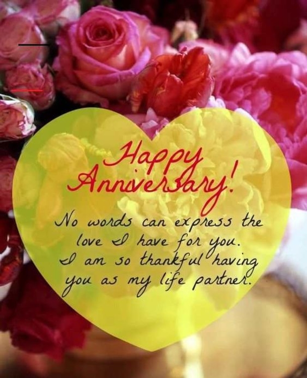 10 Special Happy Anniversary Quotes, Images And Sayings - picture 2