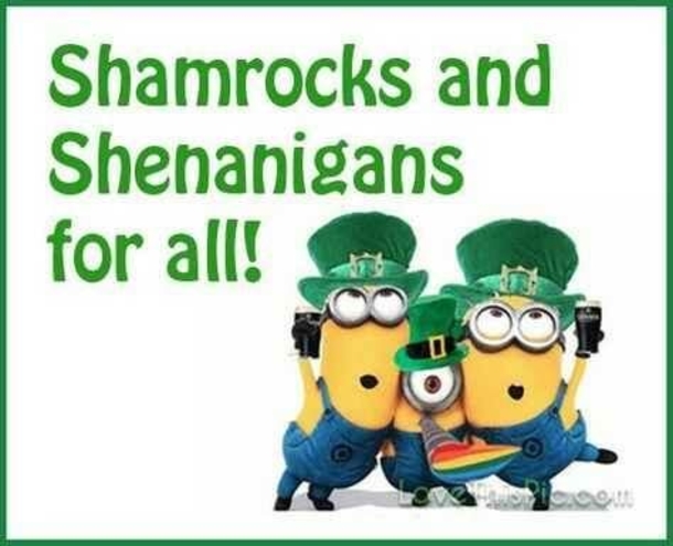 10 St Patrick's Day Quotes, Wishes And Greetings With Minions - picture 2