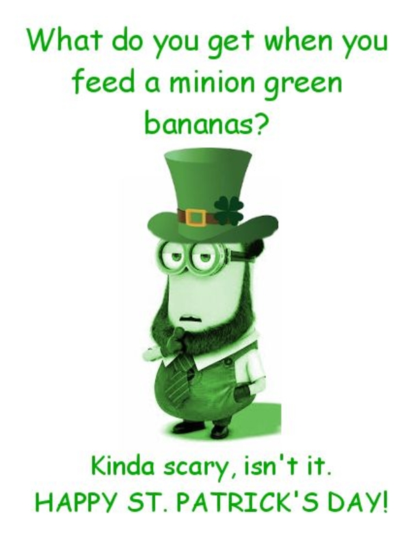 10 St Patrick's Day Quotes, Wishes And Greetings With Minions - picture 7