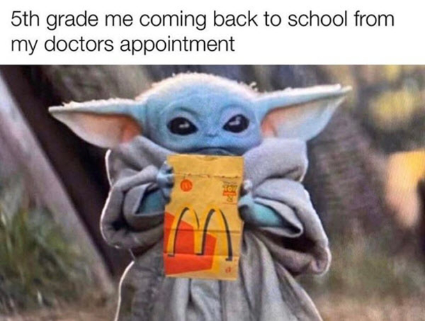 10 Super Cute Baby Yoda Memes - picture 4