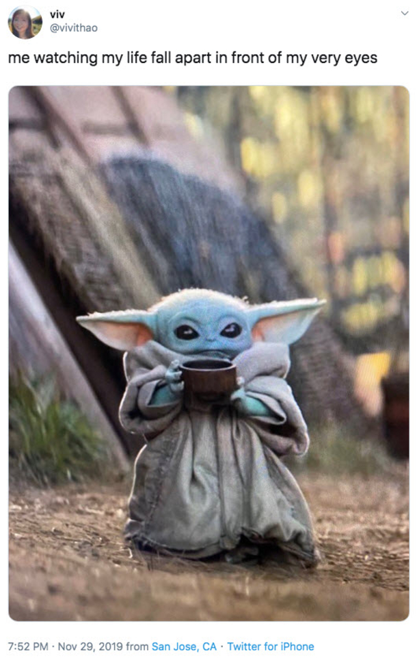 10 Super Cute Baby Yoda Memes - picture 7