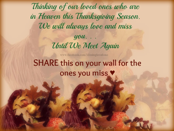 10 Thanksgiving Quotes In Remembrance Of The Loved Ones We Lost - picture 2