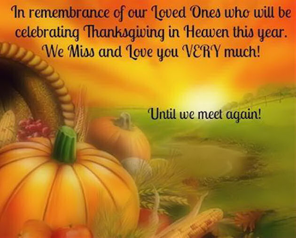 10 Thanksgiving Quotes In Remembrance Of The Loved Ones We Lost - picture 5