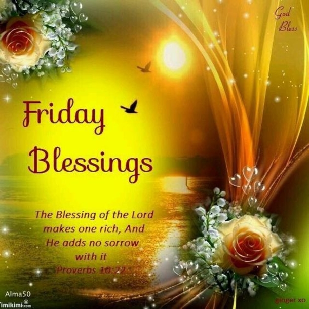 10 Top Friday Blessings, Greetings And Quotes - picture 9