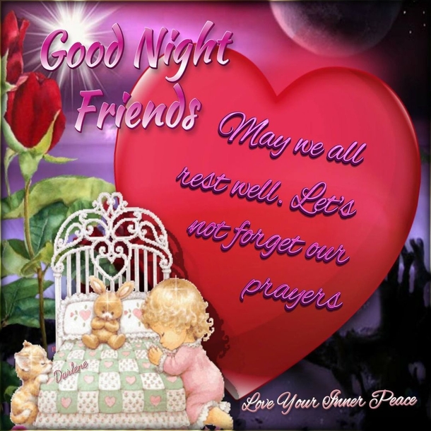 10 Touching Good Night Quotes, Wishes And Blessing For Friends - picture 11