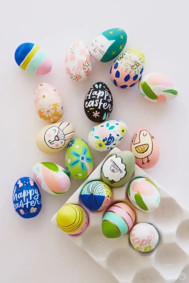 10 Trendy DIY Painted Easter Egg Tutorials You Have To See - picture 5
