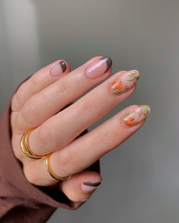 10 Unique & Beautiful Thanksgiving Nail Designs & Looks To Try In 2023 - picture 9