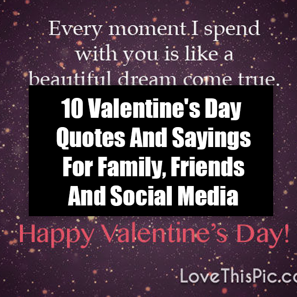 10 Valentine's Day Quotes And Sayings For Social Media
