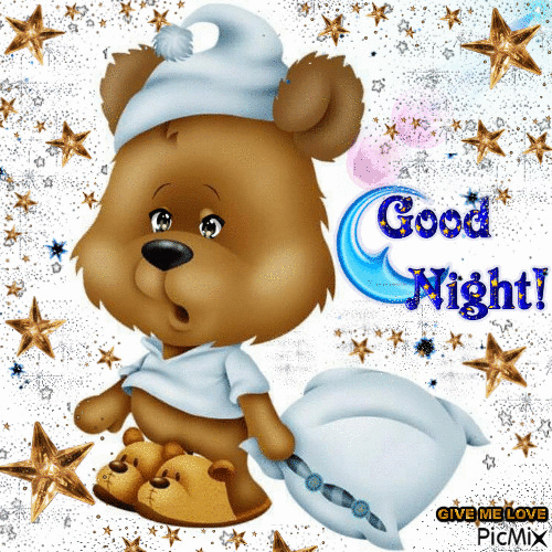 10 Very Beautiful Good Night Gifs, Greetings And Quotes - picture 10