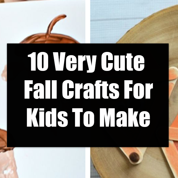 10 Very Cute Fall Crafts For Kids To Make