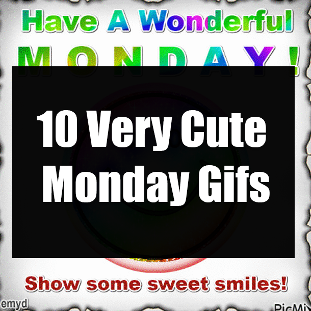 10 Very Cute Monday Gifs