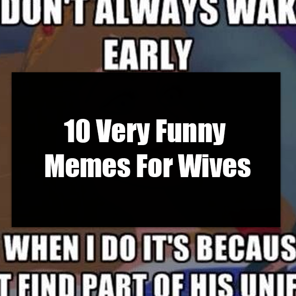10 Very Funny Memes For Wives