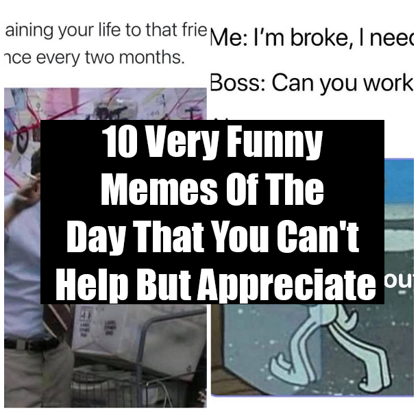 10 Very Funny Memes Of The Day That You Can't Help But Appreciate