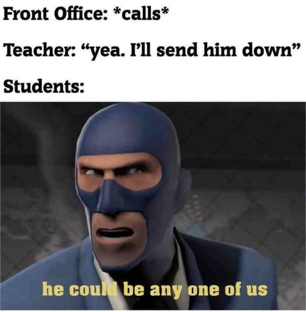 10 Wacky & Funny School Memes - picture 11