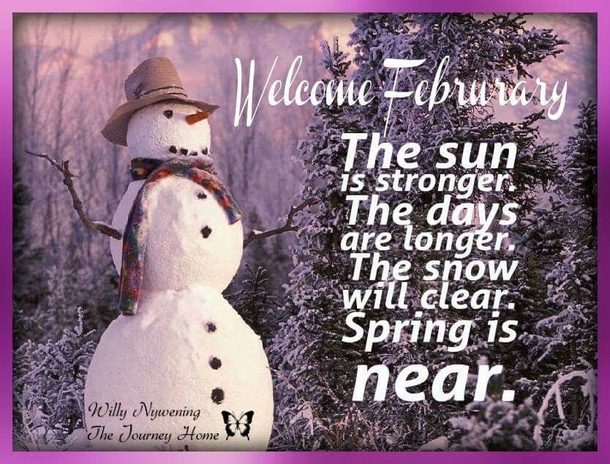 10 Welcome February Messages, Quotes And Wishes - picture 7