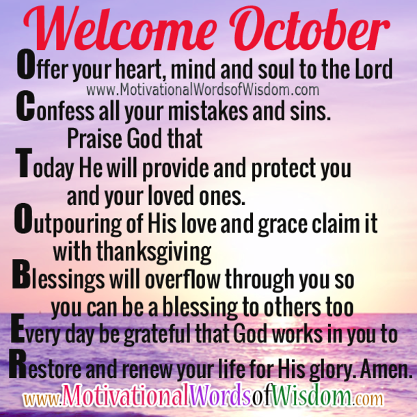 10 Welcome October 2023 Quotes To Welcome A Beautiful Month Of Blessings - picture 4
