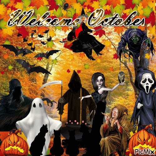 10 Welcome October & Hello October Gifs - picture 2