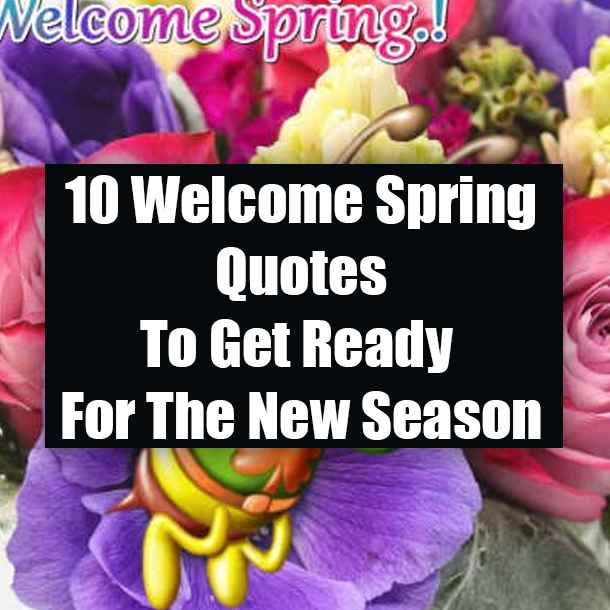 10 Welcome Spring Quotes To Get Ready For The New Season
