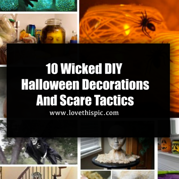 10 Wicked DIY Halloween Decorations And Scare Tactics