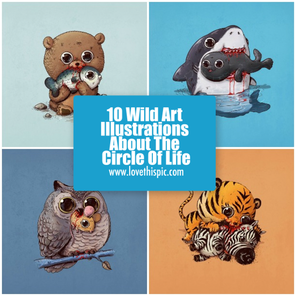10 Wild Art Illustrations About The Circle Of Life