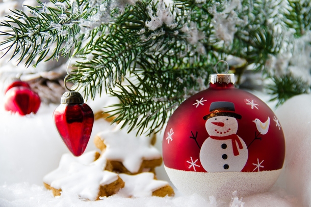 10 Winter Themed Christmas Baubles - picture 5