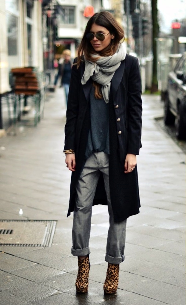 10 Women's Scarf Outfit Ideas To Try This 2016 - picture 2