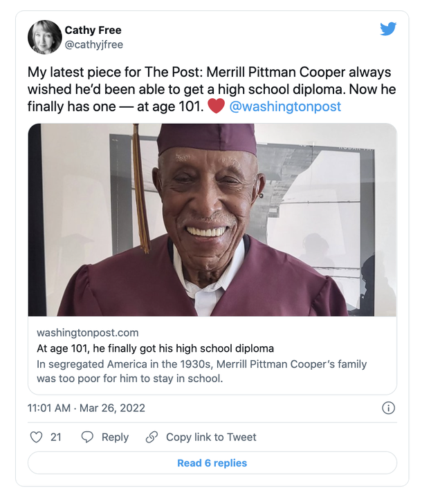 101-year-old man finally achieves his dream of getting a high school diploma - picture 3