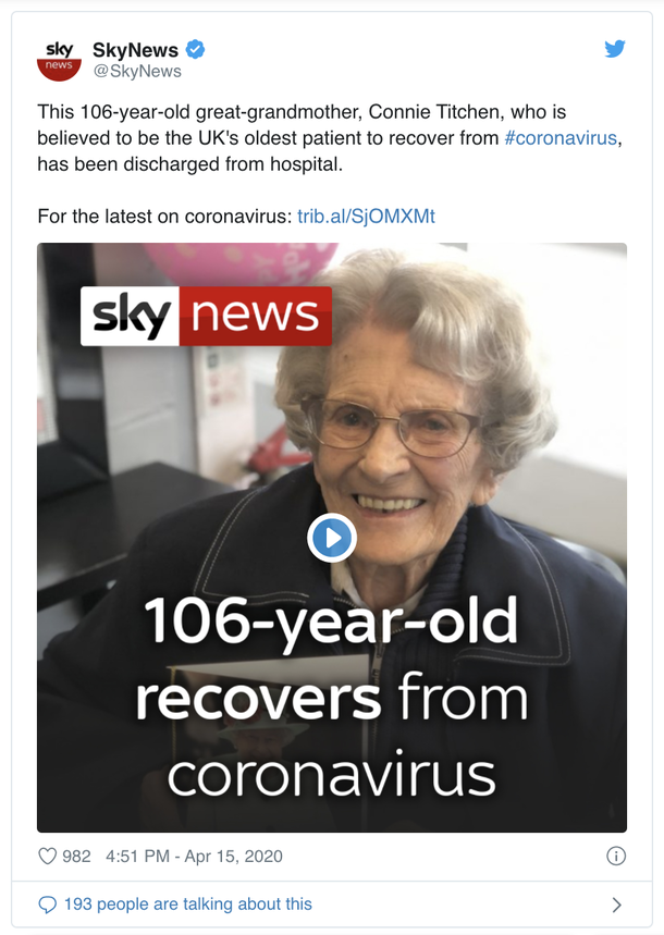 106-year-old woman leaves hospital after winning battle against coronavirus – She deserves to be celebrated - picture 3