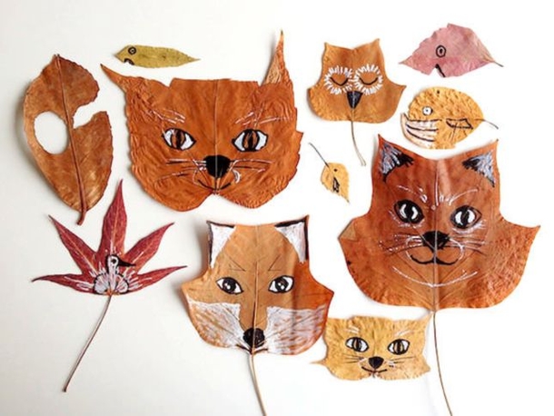 11 Autumn Decoration Ideas Using Leaves - picture 10