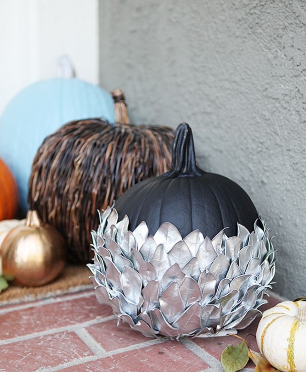 11 Autumn Decoration Ideas Using Leaves - picture 4