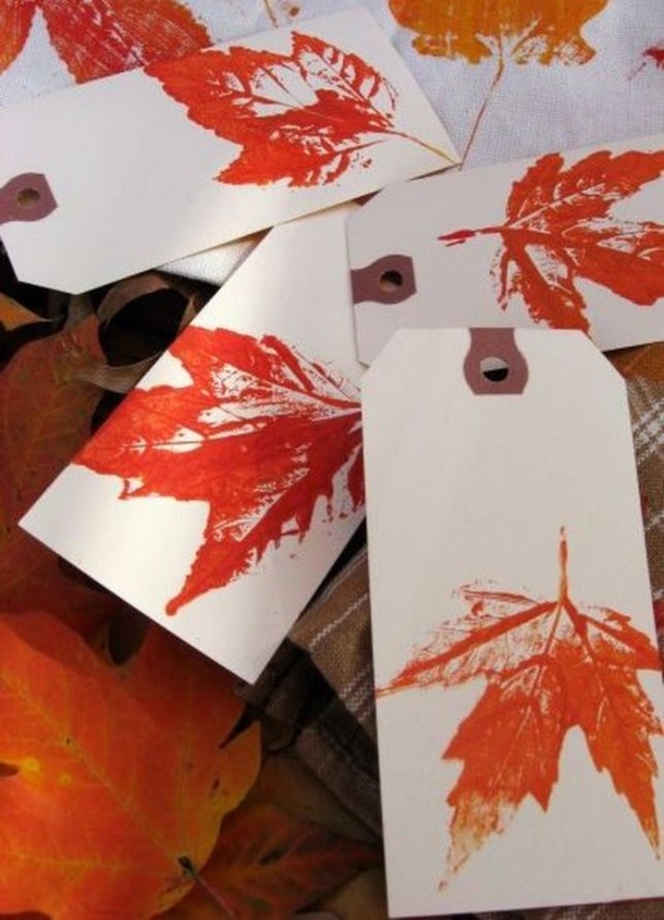 11 Autumn Decoration Ideas Using Leaves - picture 6