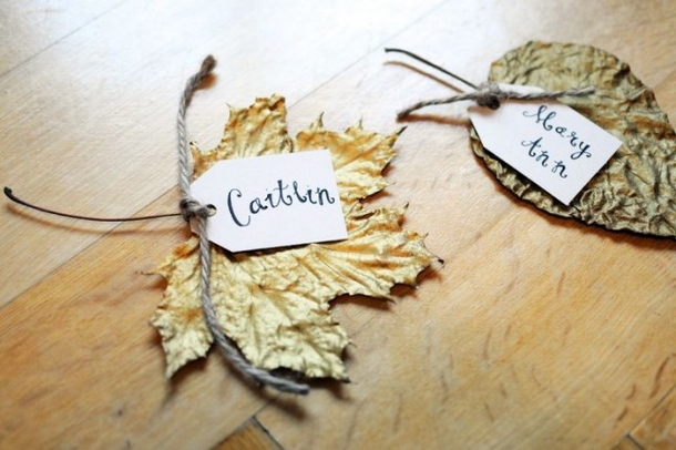 11 Autumn Decoration Ideas Using Leaves - picture 9
