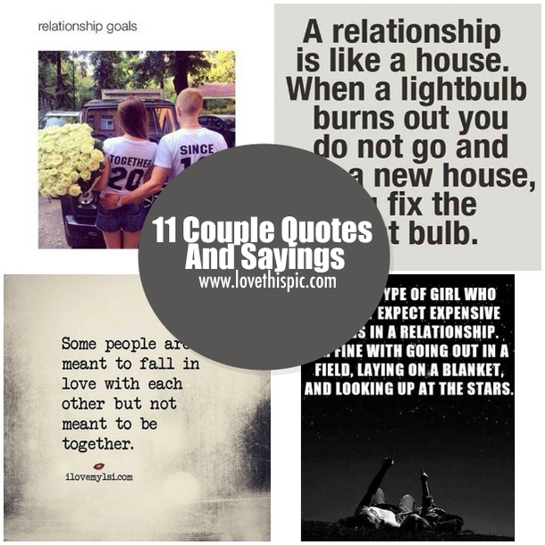 11 Couple Quotes And Sayings
