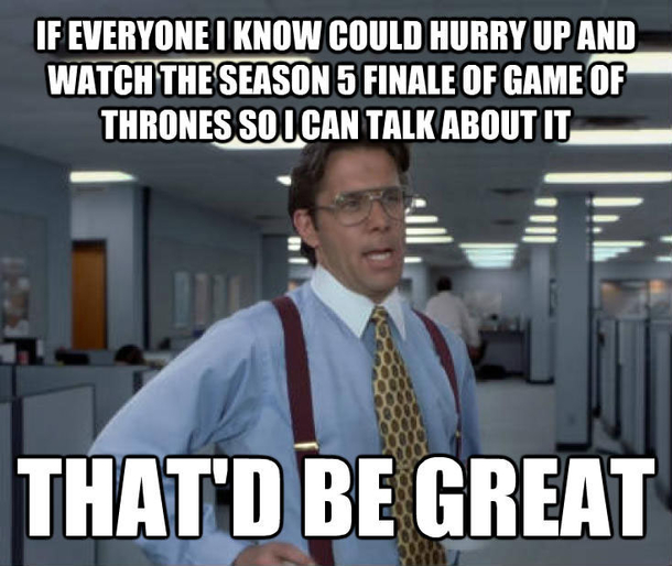 11 Funny Reactions To Game Of Thrones Season 5 Finale - picture 8