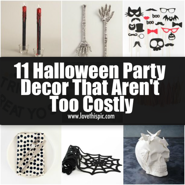 11 Halloween Party Decor That Aren't Too Costly