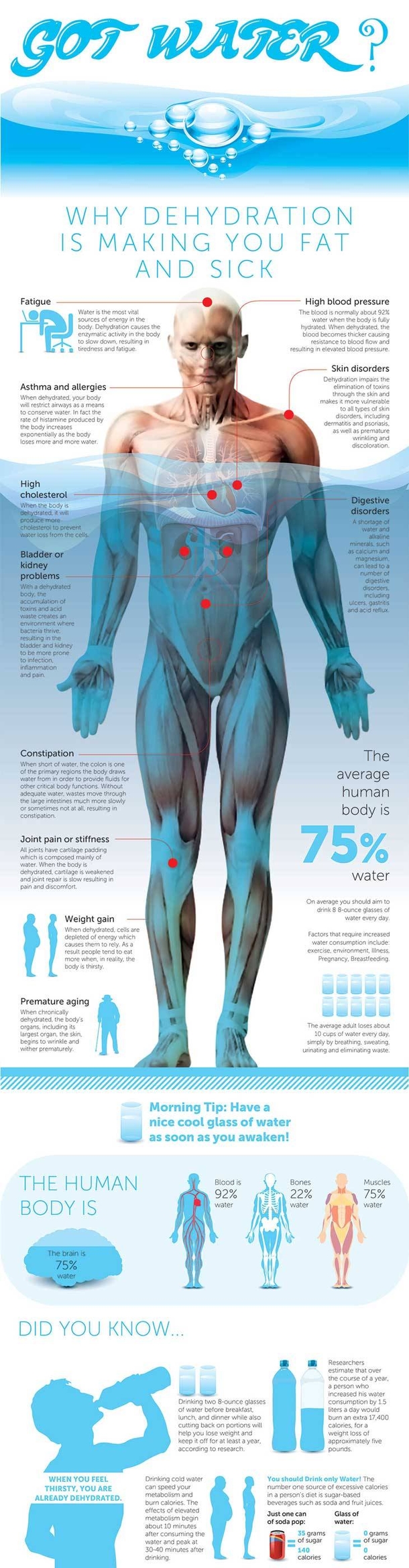 11 Reasons Dehydration Makes You Sick And Fat