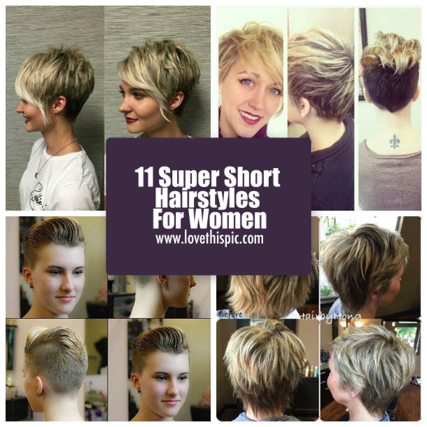 11 Super Short Hairstyles For Women