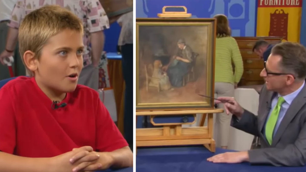 11-Year-Old boy takes $2 painting to Antiques Roadshow and is shocked by valuation - picture 2