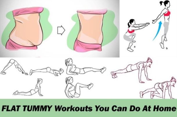 12 Simple Flat Tummy Workouts You Can Do At Home - picture 2