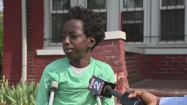 12-Year-Old boy is being called a hero after risking his life to protect younger siblings from vicious dog attack - picture 2