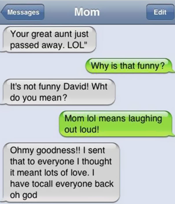 13 of the most hilarious texts that Moms sent their kids - picture 3