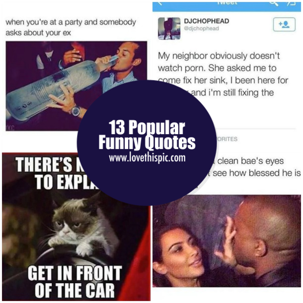 13 Popular Funny Quotes