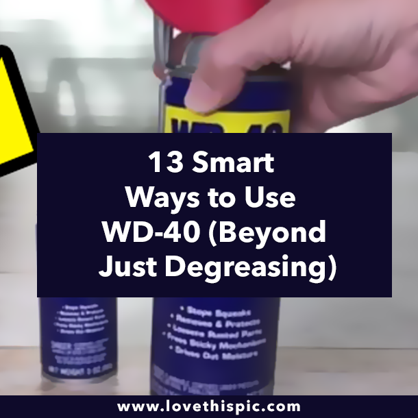 13 Smart Ways to Use WD-40 (Beyond Just Degreasing)