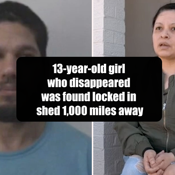 13-year-old girl who disappeared was found locked in shed 1,000 miles away