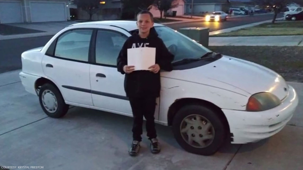 13-Year-Old Gives Up His Xbox, Does Work In The Yard To Purchase Car For His Single Mother - picture 2