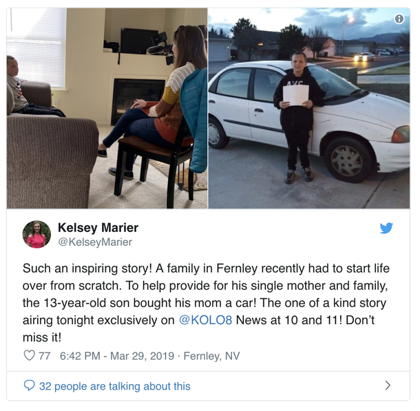 13-Year-Old Gives Up His Xbox, Does Work In The Yard To Purchase Car For His Single Mother - picture 3