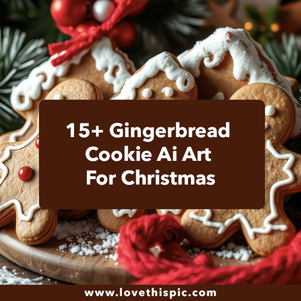 15+ Gingerbread Cookie Ai Art For Christmas