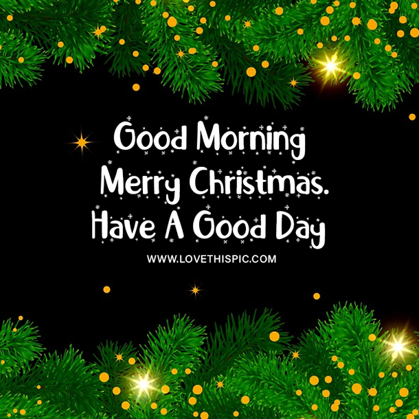 15+ Good Morning Merry Christmas Pictures & Quotes - picture 3