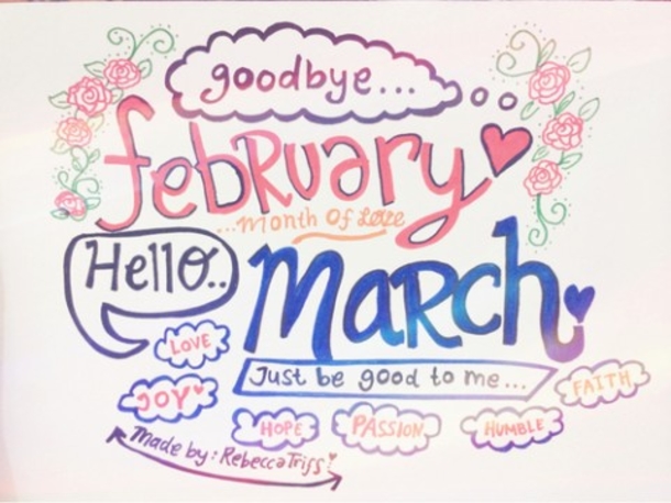 15 Goodbye February, Hello March Quotes - picture 4